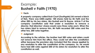 Mrs. Bushell THE MANAGEMENT OF A COMPANY LAW 222CCCLLLCCC.pptx