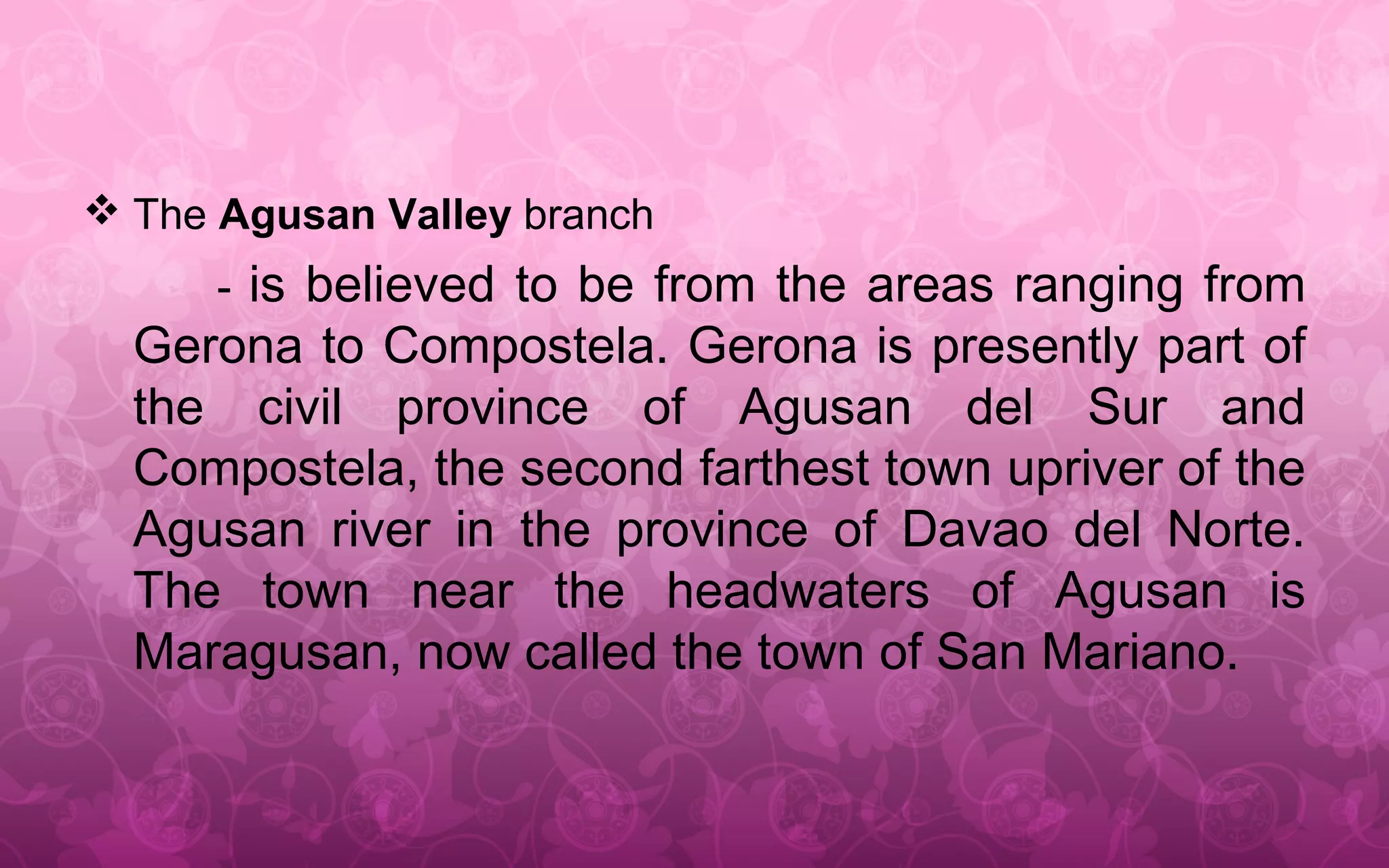 The Mandaya Of Davao Oriental PPT