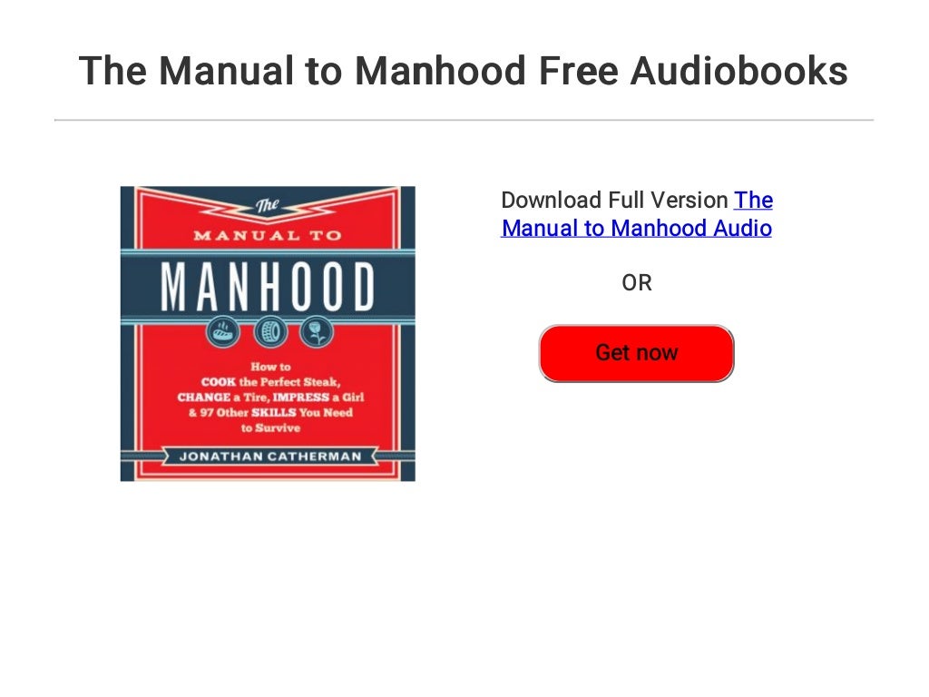 The Manual to Manhood Free Audiobooks