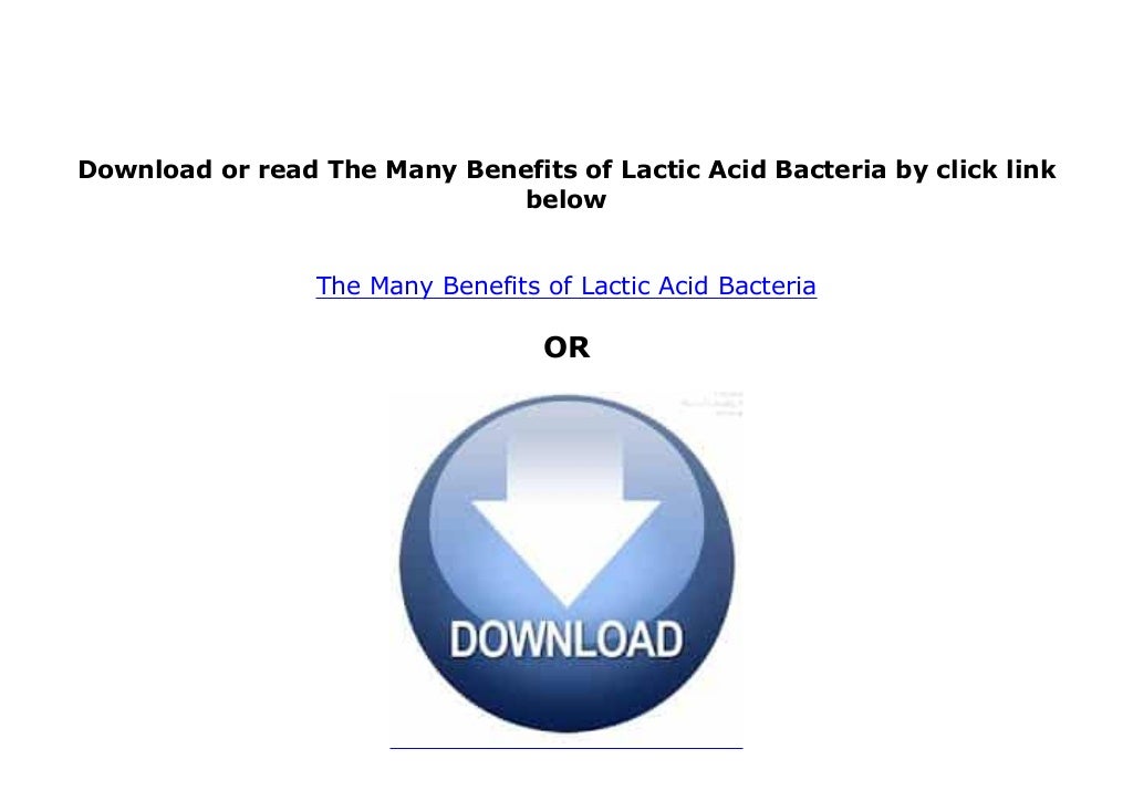 pdf_ The Many Benefits of Lactic Acid Bacteria