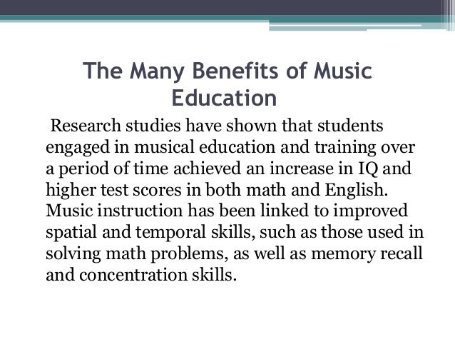 The many benefits of music education by carroll harrison ...