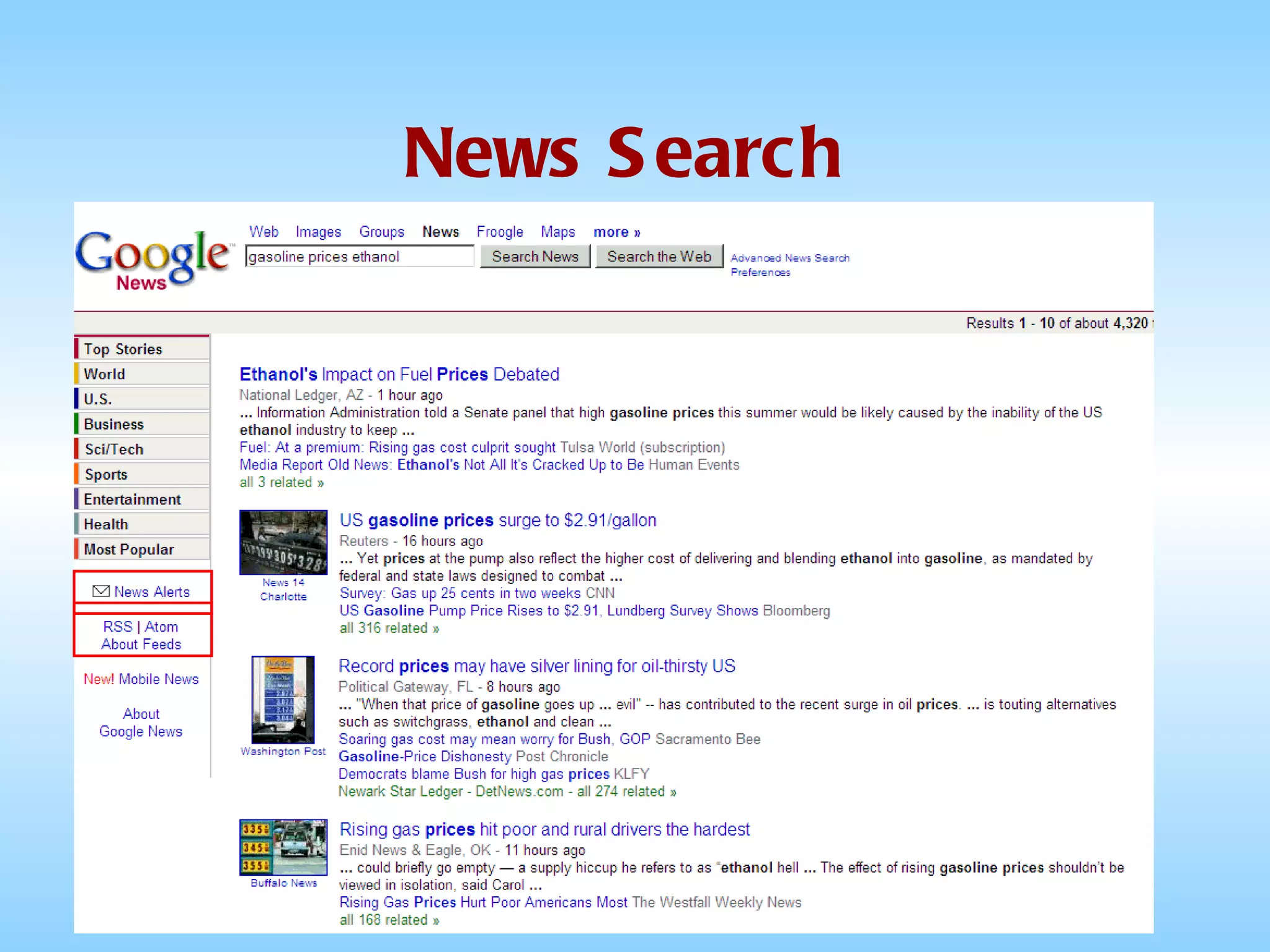 News Search 