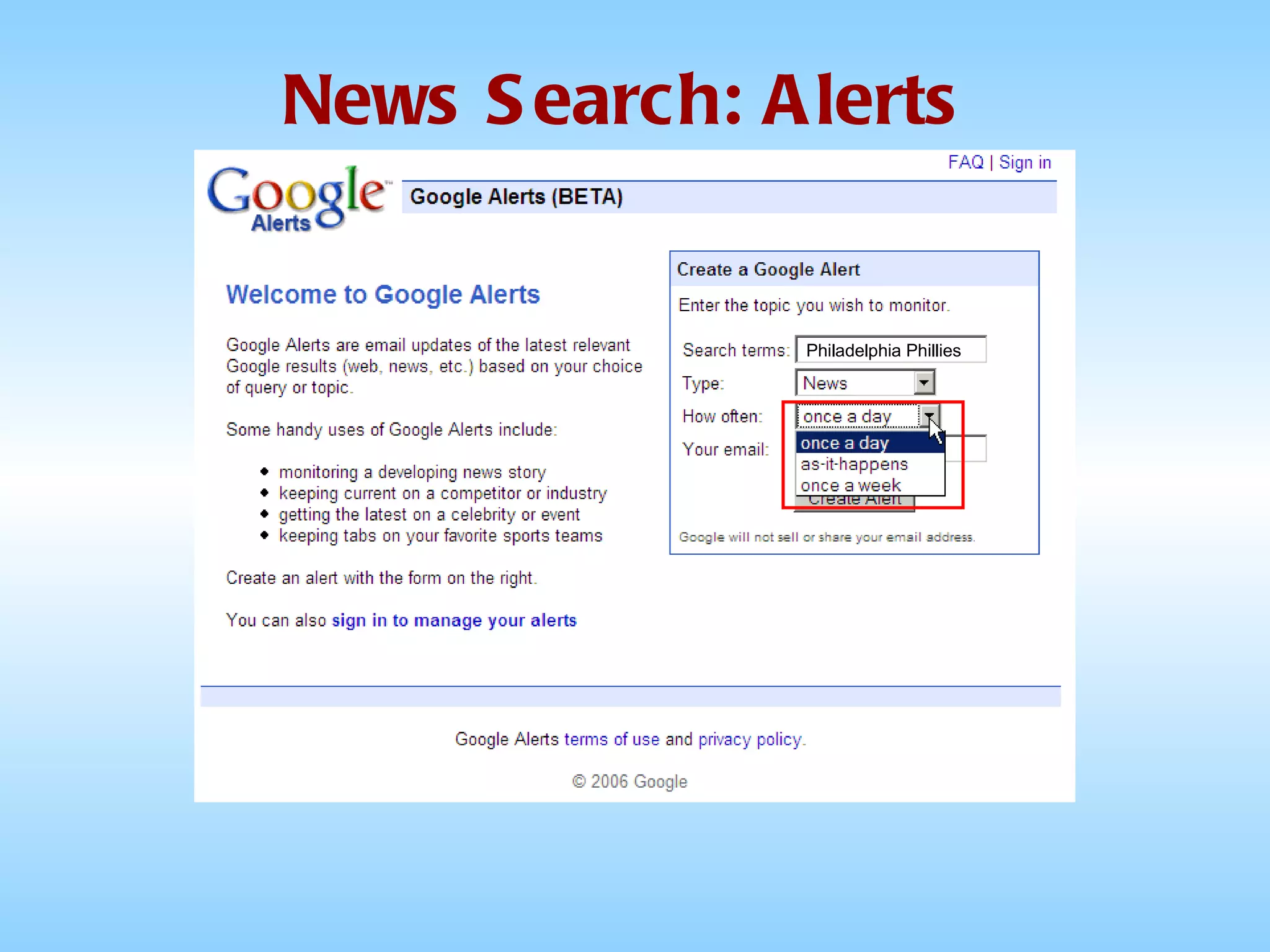 News Search: Alerts Philadelphia Phillies 