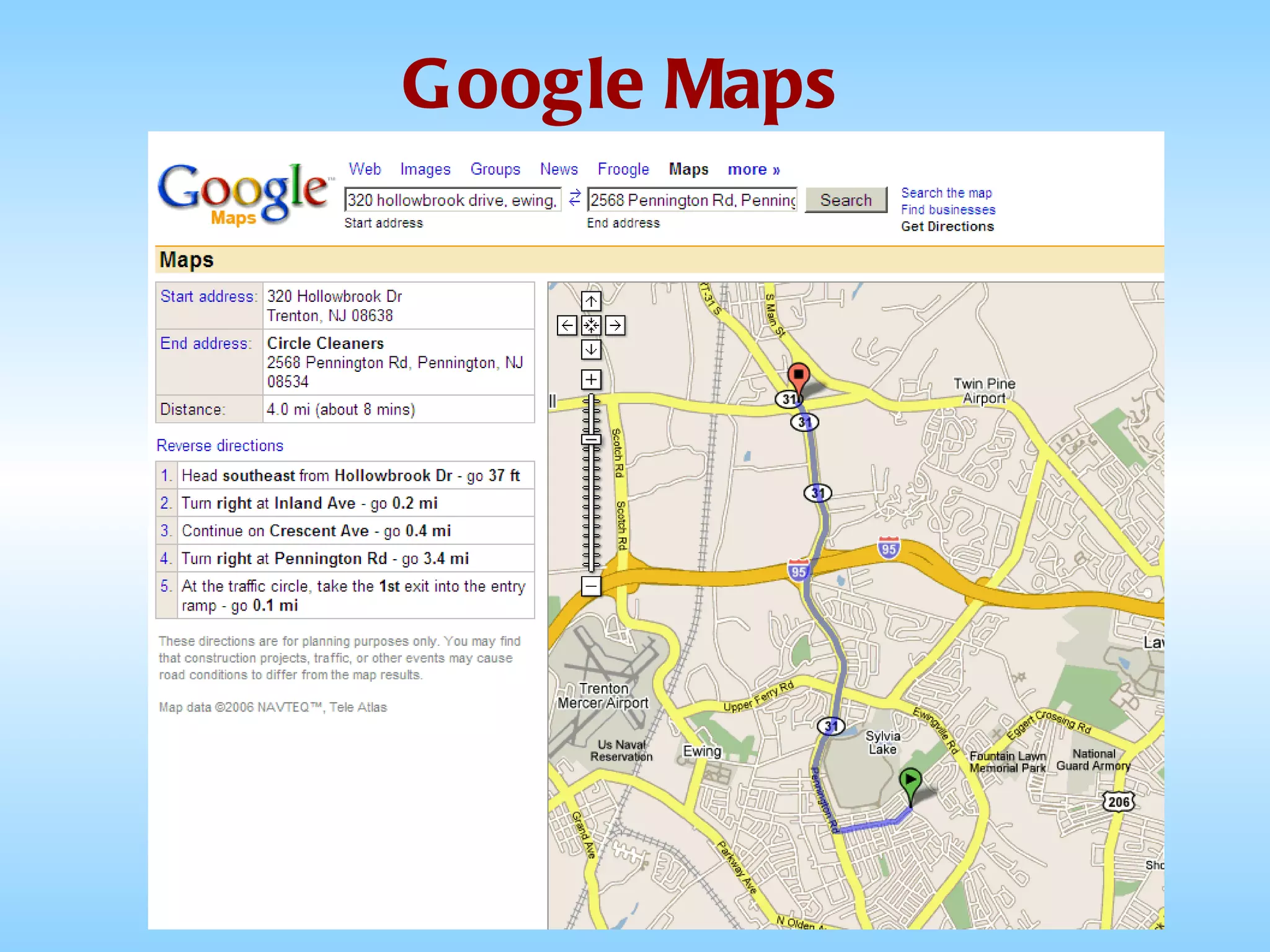 Google Maps 