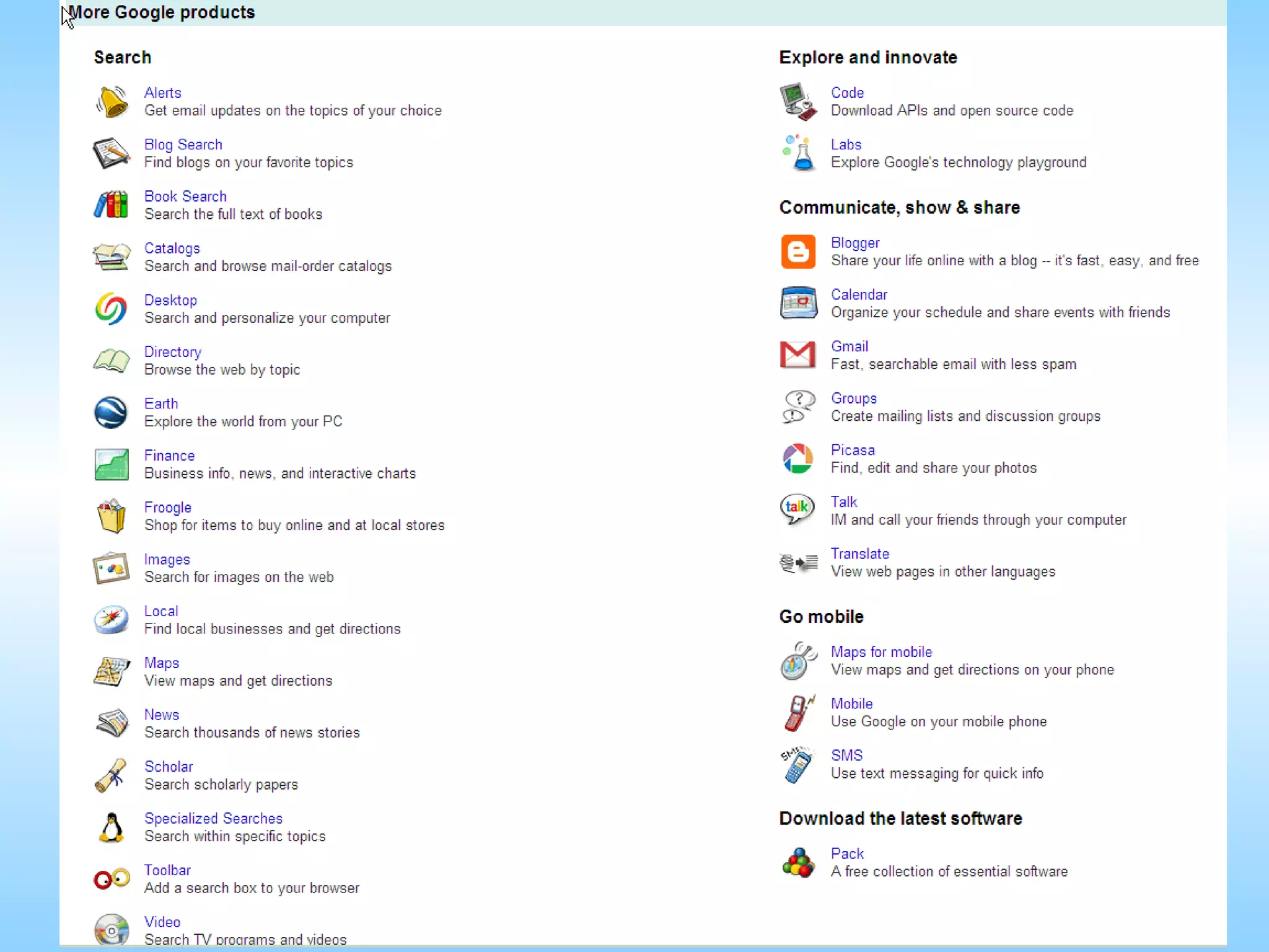 More Types of Searches 