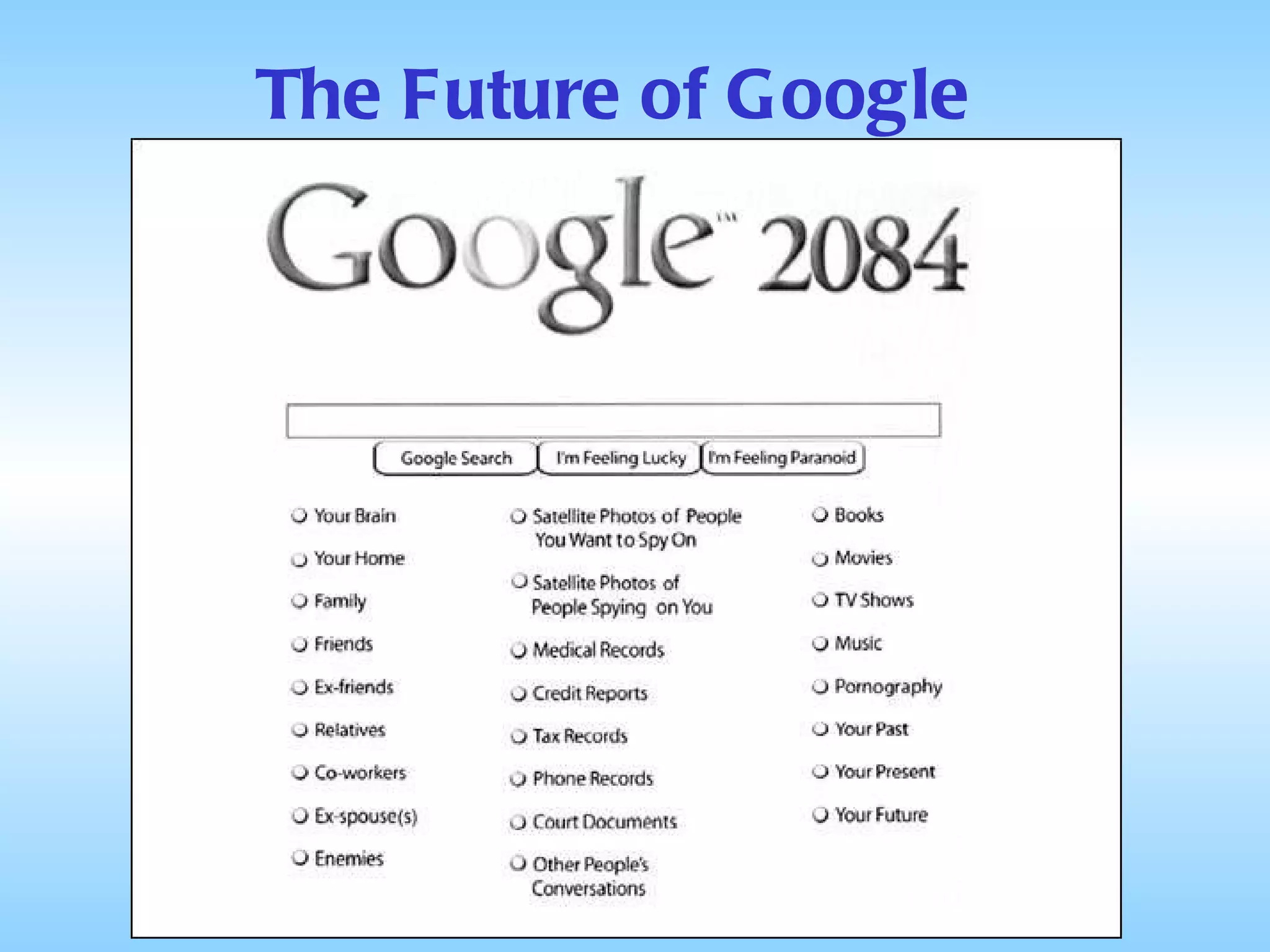 The Future of Google 