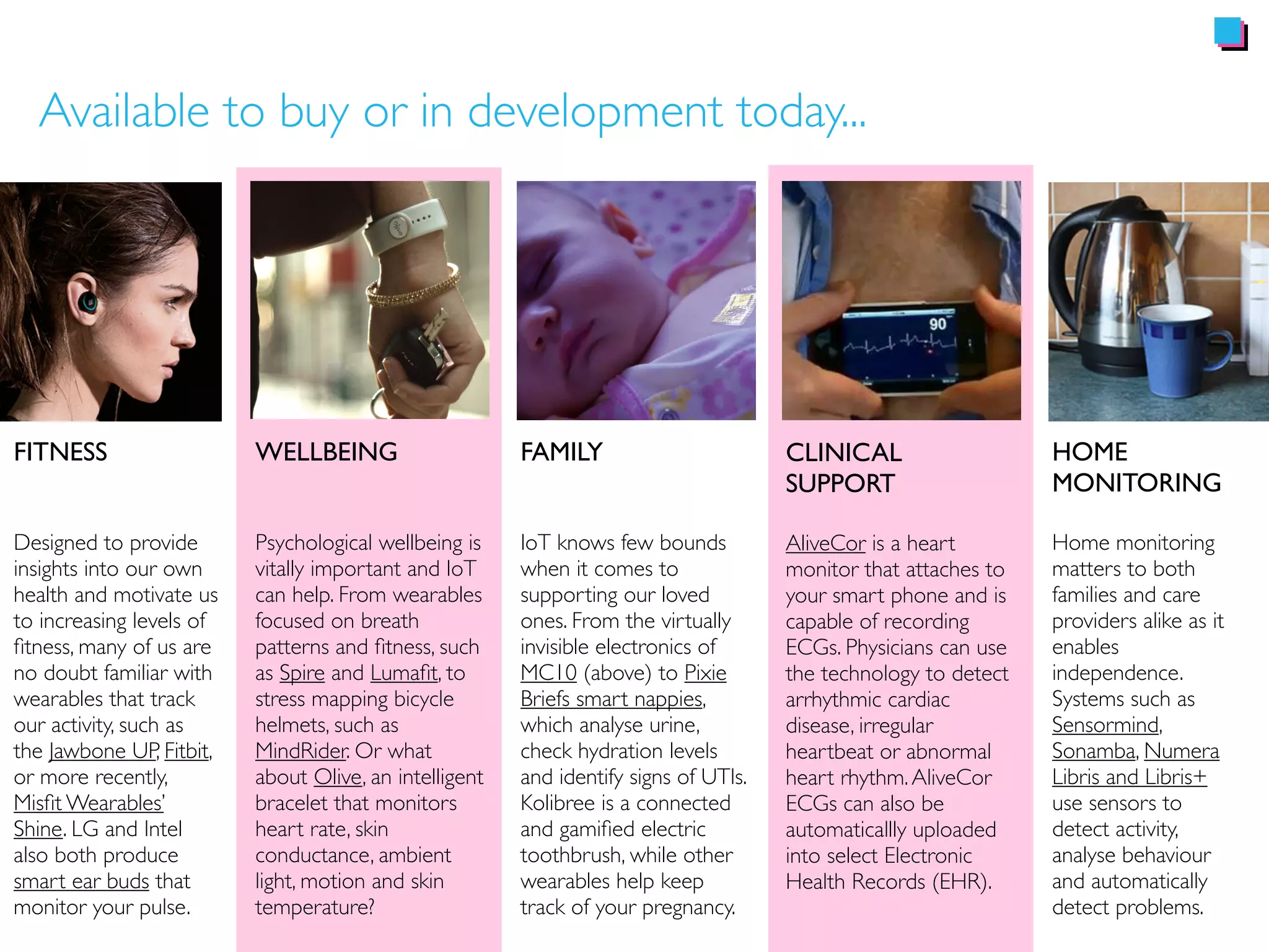 “I want to track my own health and that of loved ones.” 
Pregnancy by Titiana Vdb on Flickr: https://flic.kr/p/e4nLge Image by Darran Baldwin: https://flic.kr/p/fff9ut 
Runner by Stuart Grout on Flickr: https://flic.kr/p/9HXRiX Bathroom scale by Magnus D on Flickr: https://flic.kr/p/8oDVuo 
 