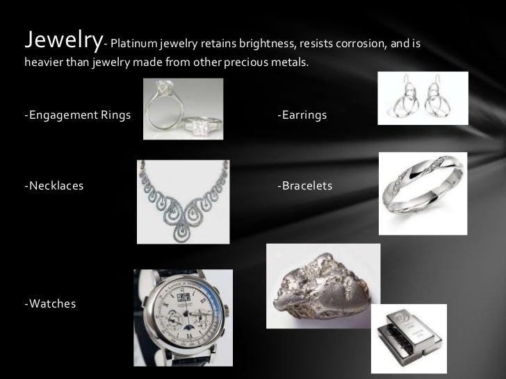 The many uses of platinum