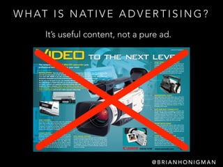 The Marketers Guide to Native Advertising