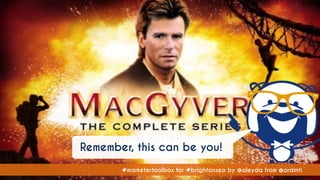 #marketertoolbox for #brightonseo by @aleyda from @orainti#marketertoolbox for #brightonseo by @aleyda from @orainti
Remember, this can be you!
 