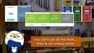 #marketertoolbox for #brightonseo by @aleyda from @orainti
you can’t use all the them…
they’re not cheap either
 