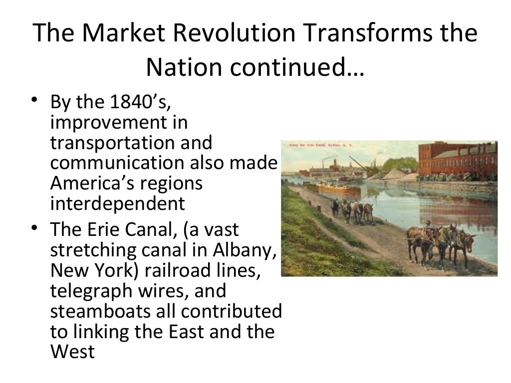 essay about market revolution