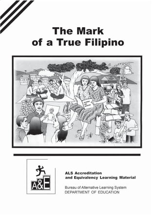 The Mark
of a True Filipino
 