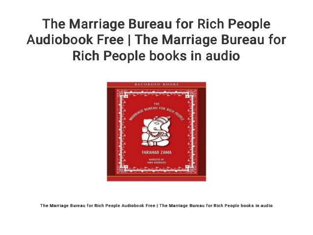 The Marriage Bureau For Rich People Audiobook Free The Marriage Bur