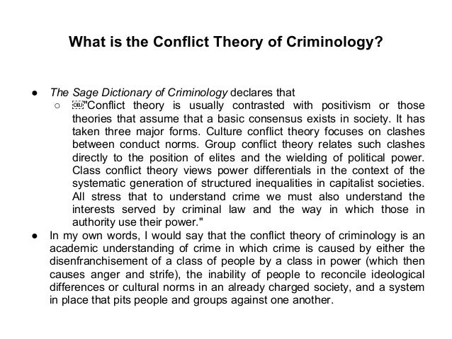 critical criminology theory essays