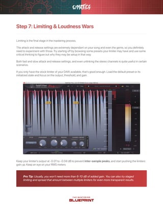 The mastering blueprint | PDF
