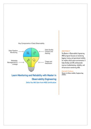 Master in Observability Engineering: Enhance Monitoring and Reliability ...