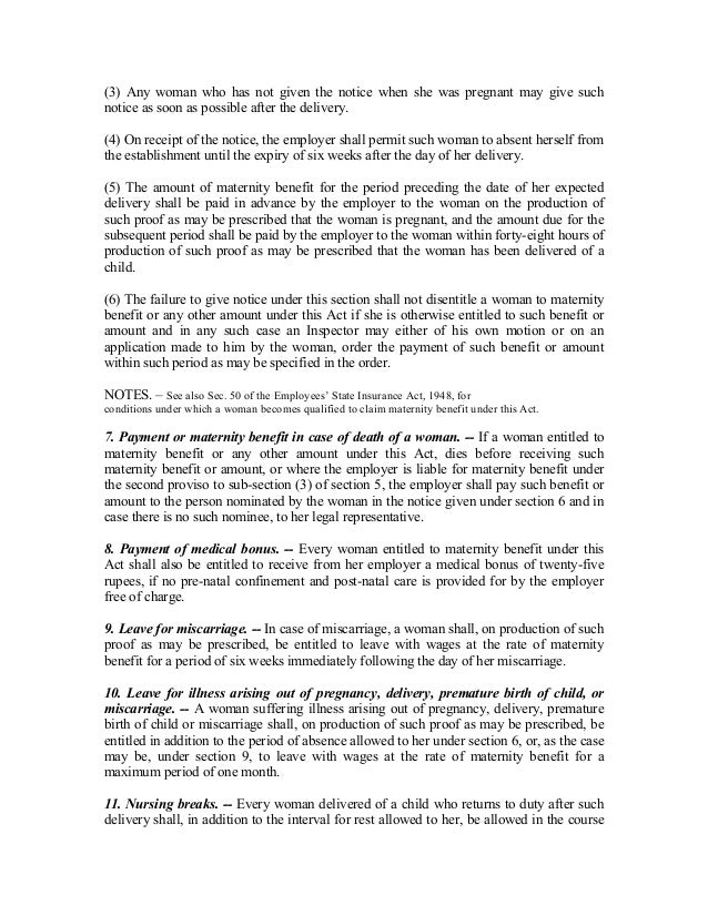 the maternity benefits act Second in our series of employment law blogs on the maternity benefit act the earlier piece was published here the maternity benefit act,. the maternity benefits act Second in our series of employment law blogs on the maternity benefit act the earlier piece was published here the maternity benefit act,.