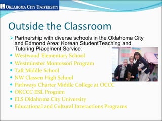 The MATESOL Program at Oklahoma City University | PPT