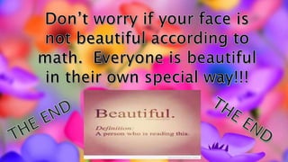 The math behind beauty