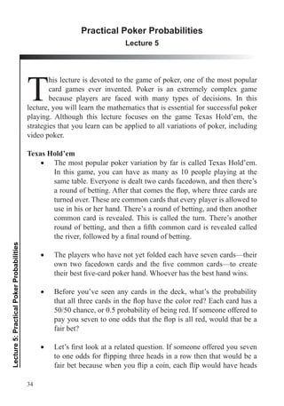The mathematics of games and puzzles from cards to sudoku | PDF