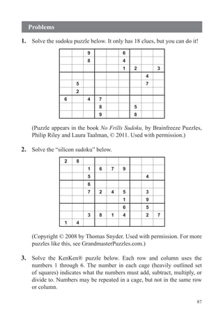 Sudoku by Thomas Snyder - The Art of Puzzles