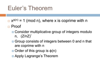 The Mathematics of RSA Encryption | PPTX | Programming Languages ...