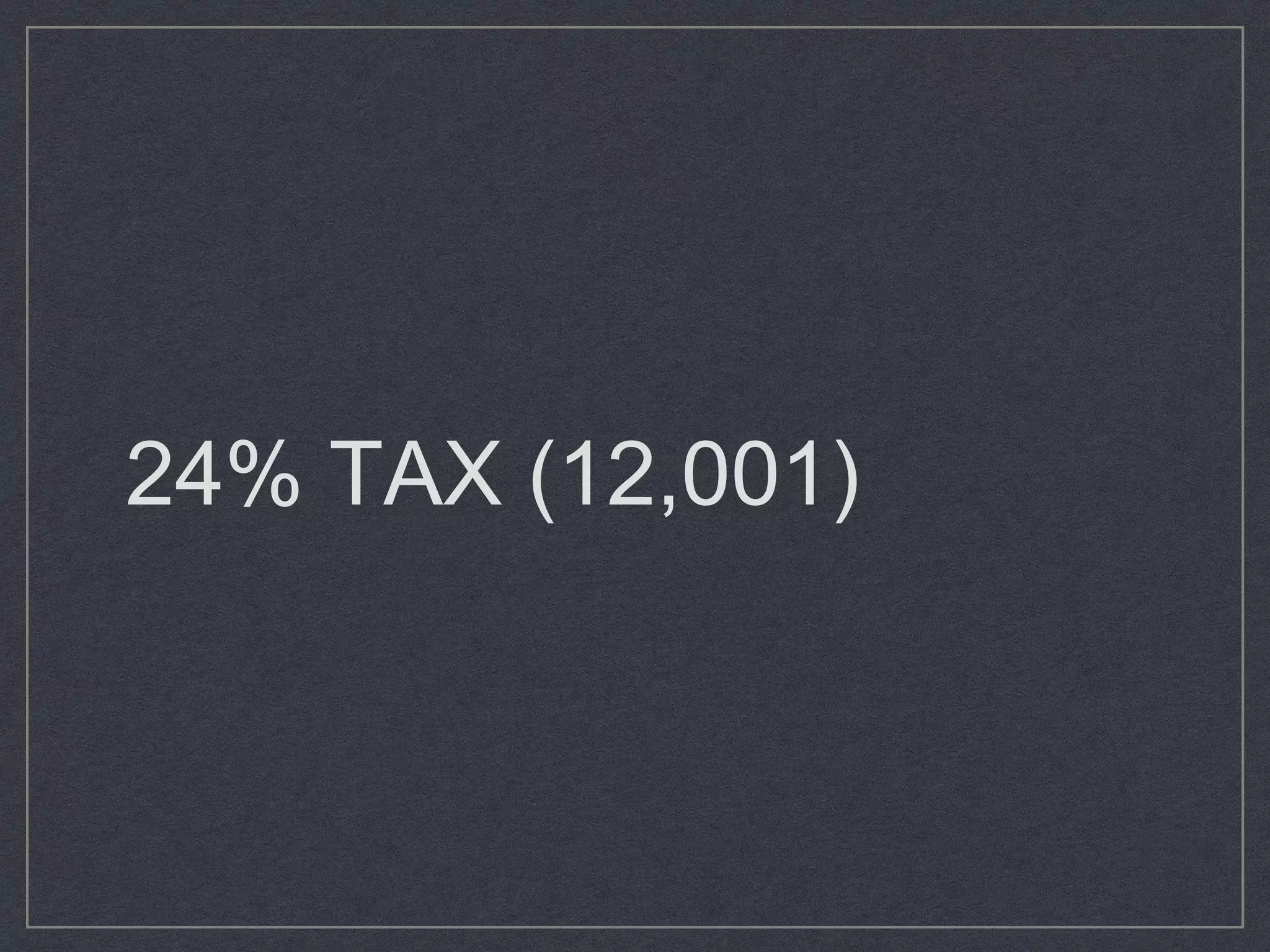 24% TAX (12,001)