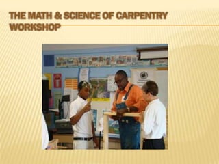 The Math & Science of Carpentry Workshop 