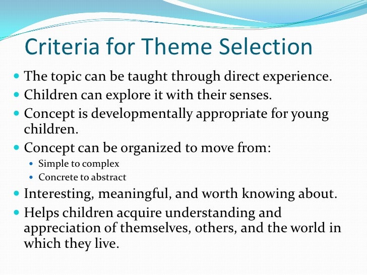 thematic teaching thematic teaching