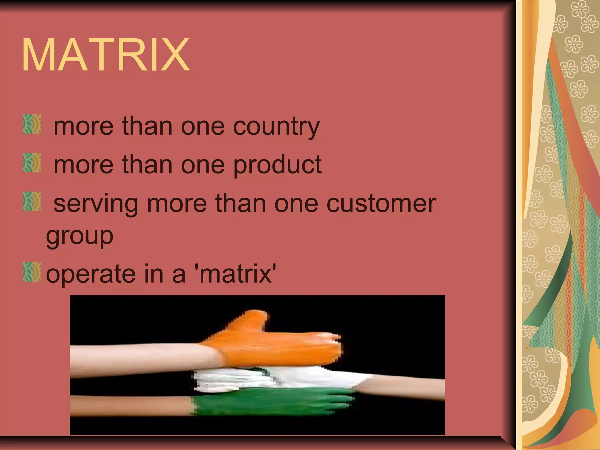 The matrix leadership | PPT