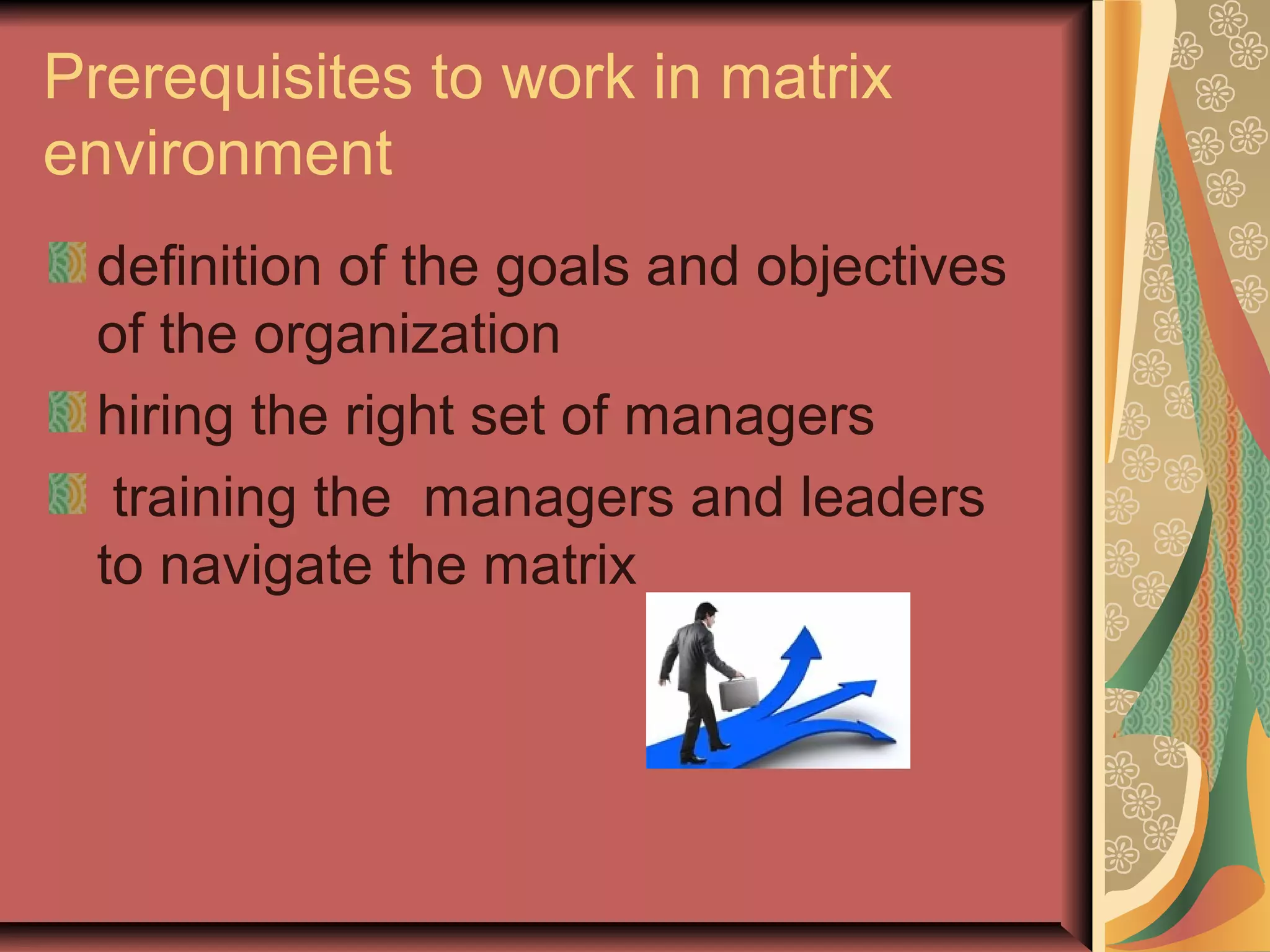 The matrix leadership | PPT