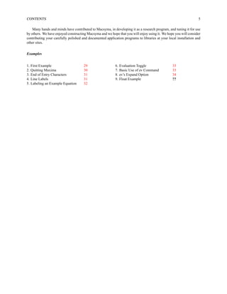 The maxima book | PDF