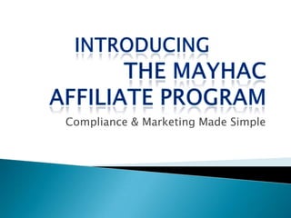 Compliance & Marketing Made Simple
 