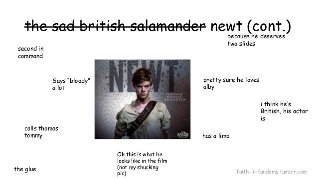 The Maze Runner Character Guide