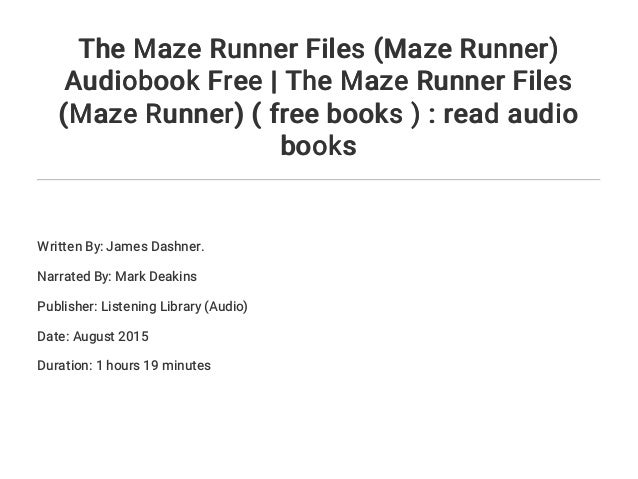 26+ The Maze Runner Files Pictures
