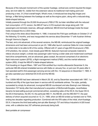 Md 80 Checklist.pdf The Mcdonnell _ Douglas MD-80 | PDF