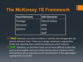 The Mc Kinsey 7s Framework | PPTX