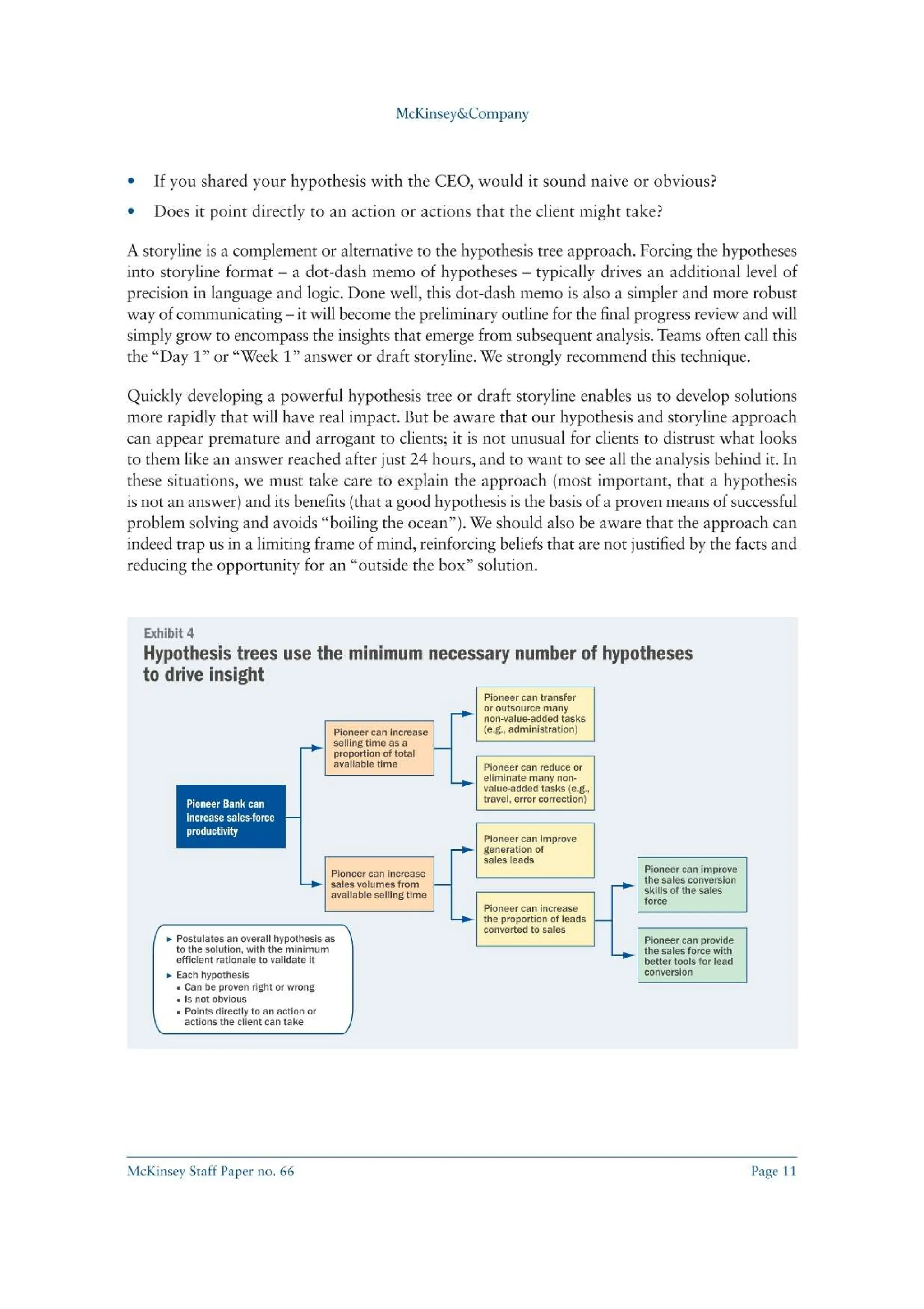 The McKinsey Approach to Problem Solving