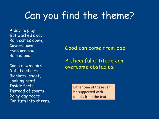 Sad Themes Literature | finding the theme of a text Sad Themes Literature | finding the theme of a text