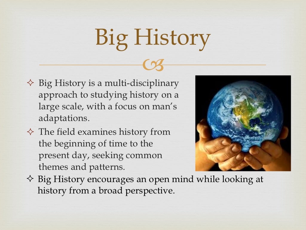 Theme 1 Big History ppt