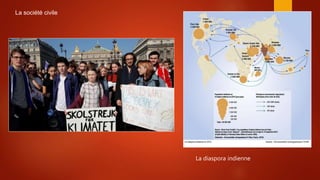 La société civile
La diaspora indienne
 