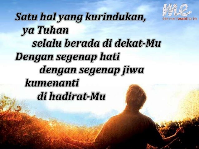 SATU HAL YANG KURINDUKAN YA TUHAN DOWNLOAD FREE