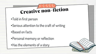 Analyzing theme and techniques in creative non-fiction.pptx