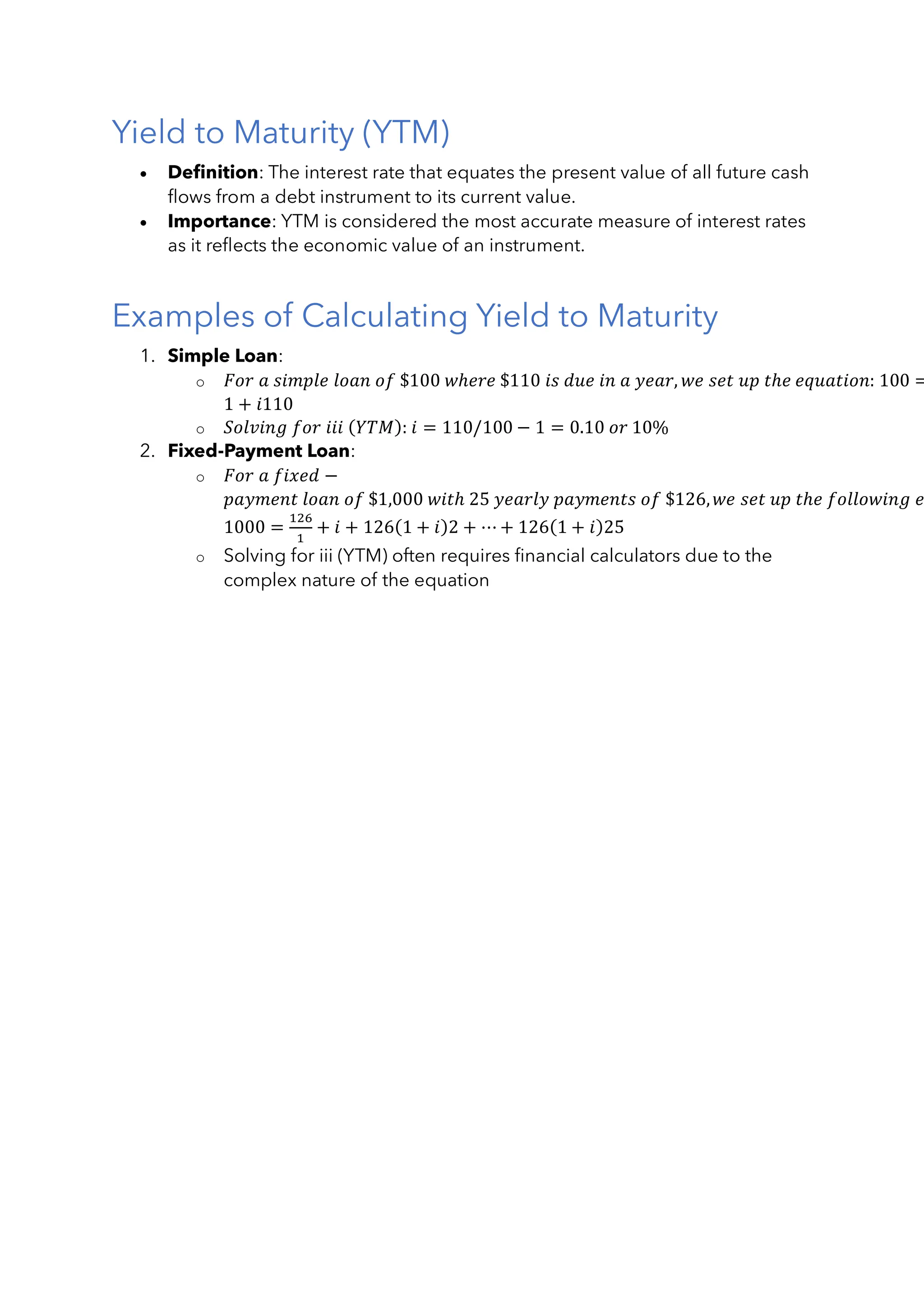 The Meaning of Interest rate Chp 4 Money and banking.pdf