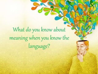 I Mean Rthe Language The meaning of language copy | PPTX