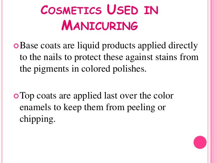 The meaning of manicure