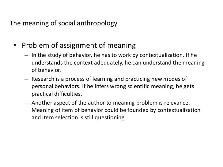 What is the meaning of social context?