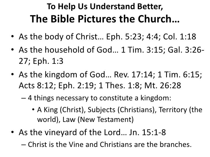 The meaning of the church