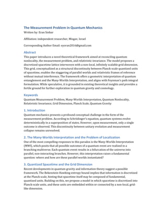 The Measurement Problem in Quantum Mechanics.pdf